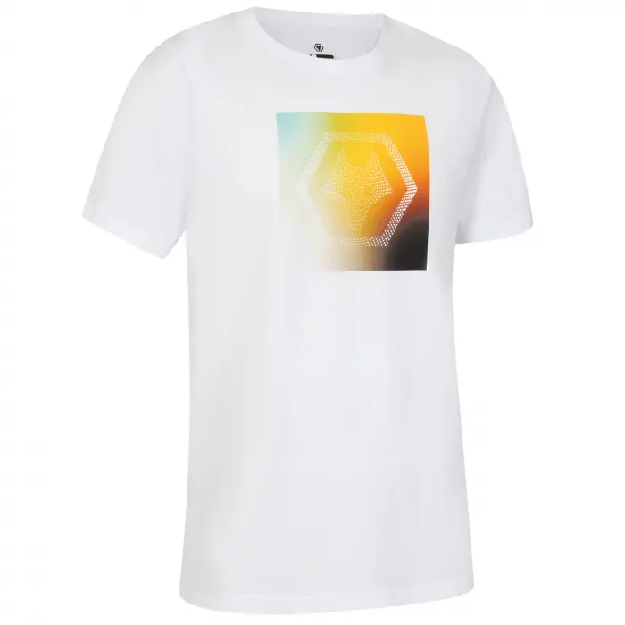 Wolverhampton Wanderers Shirt Store | Gradient Box T-Shirt – White Collection Wolverhampton Wanderers Official Gear